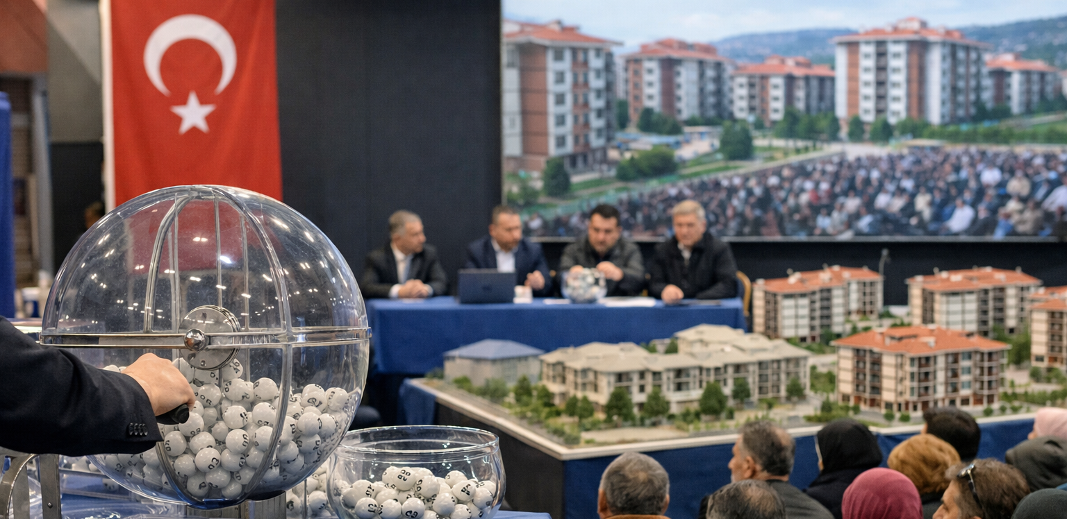 Yüzyılın Konut Projesi’nde kura çekimleri devam ediyor